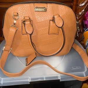 Camel Leather Satchel